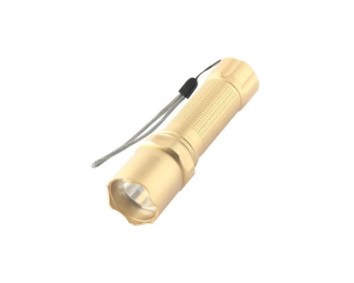 Ліхтар Quantum Minik gold 3W LED з USB 40шт/уп (QM-FL1044-B)