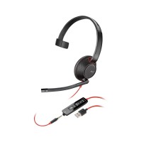 Навушники Poly BlackWire 5210 USB-A HS Mono Black (80R98AA)