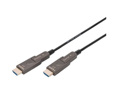 Кабель мультимедійний HDMI to HDMI 10.0m 4K AOC Digitus (AK-330127-100-S)