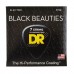 Струни для гітари DR Strings Black Beauties Electric - Light 7-String (09-52) (BKE7-9)