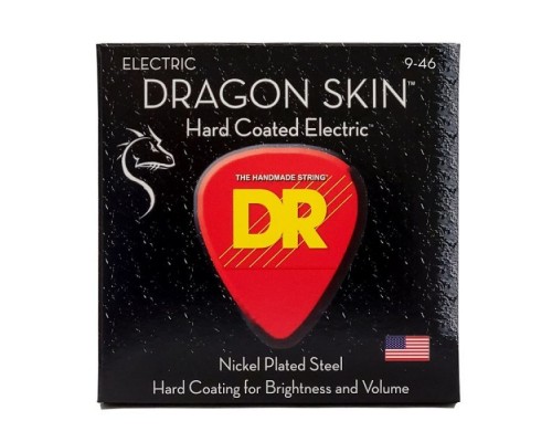 Струни для гітари DR Strings DRAGON SKIN Electric - Light Heavy (9-46) (DSE-9/46)