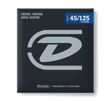 Струни для гітари Jim Dunlop Nickel Wound Bass Strings 45-125 | 5-String (DBN45125)