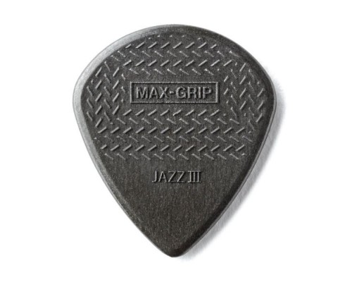 Медіатор Jim Dunlop Max-Grip Jazz III Carbon Fiber Pick 6 шт. (471P3C)