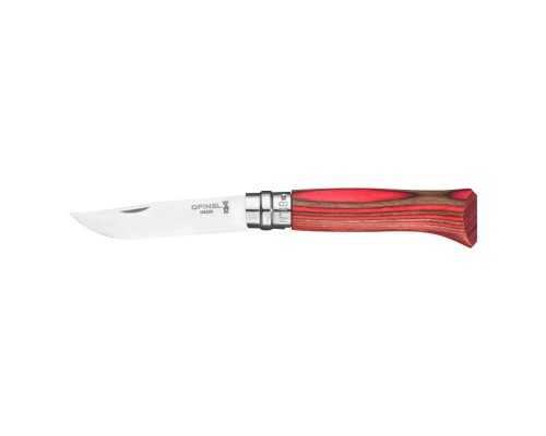 Ніж Opinel 8 VRI Laminated червоний (002390)