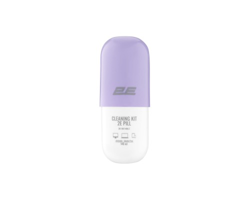 Спрей для очищення 2E PILL 140ml Liquid for office equipment +Microfibre 20 cm, white-lilac (2E-SK140LC)