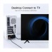 Перехідник VGA 15F to HDMI M 1080P 60Hz 3,5mm Audio 0.15m Vention (ACNBB)