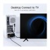Перехідник VGA 15F to HDMI M 1080P 60Hz 3,5mm Audio 0.15m Vention (ACNBB)