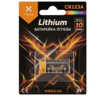 Батарейка CR123A Lithium Vinga (VJLBCR123A1)