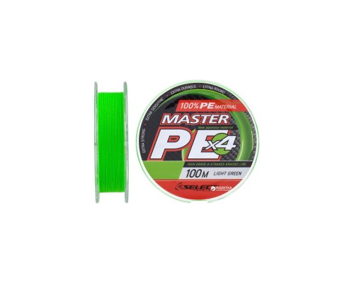 Шнур Select Master PE 100m Light Green 0.20mm 24kg (1870.17.07)