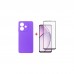 Чохол до мобільного телефона Dengos Oppo A3X Carbon + glass (Purple) (DG-KM-124)