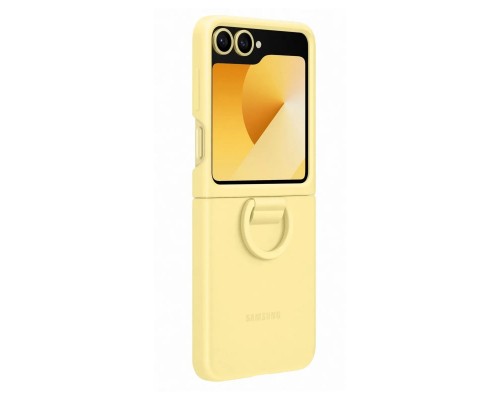 Чохол до мобільного телефона Samsung Silicone Cover with Ring Samsung Galaxy Flip 6 Yellow (EF-PF741TYEGUA)