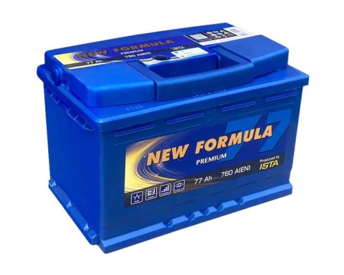 Акумулятор автомобільний NEW FORMULA PREMIUM 77Ah Ев (-/+) (760EN) (5772304209)