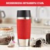 Термокружка Tefal Travel Mug Classic, 360мл, нержавіюча сталь, червоний (N2020410)
