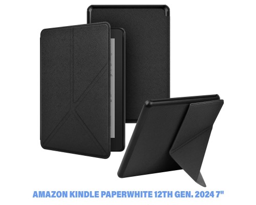 Чохол до електронної книги BeCover Ultra Slim Origami Amazon Kindle Paperwhite 12th Gen. 2024 7″ Black (712837)