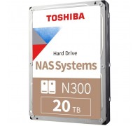 Жорсткий диск 3.5" 20TB N300 Toshiba (HDWG62AUZSVA)
