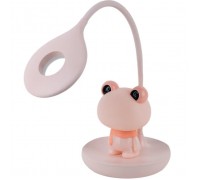 Настільна лампа Kite Froggy LED з акумулятором, рожева (K24-492-3-2)