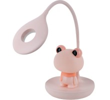 Настільна лампа Kite Froggy LED з акумулятором, рожева (K24-492-3-2)
