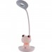 Настільна лампа Kite Froggy LED з акумулятором, рожева (K24-492-3-2)