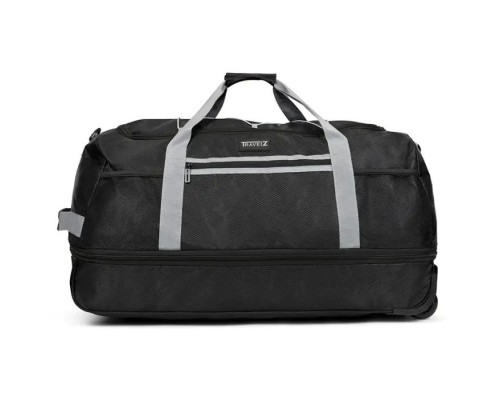 Дорожня сумка TravelZ Wheelbag Doubleloader foldable black 80(95)L (603096) (931069)