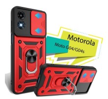 Чохол до мобільного телефона BeCover Military Motorola Moto G04/G04s Red (713065)