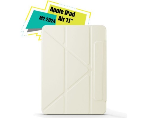 Чохол до планшета BeCover Ultra Slim Origami Magnetic Apple iPad Air 11" M2/M3 (2024/2025) Beige (712957)