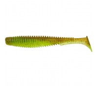 Силікон рибальський FishUP U-Shad 4" 204 - Green Pumpkin/Chartreuse (8шт/уп) (1864.11.21)