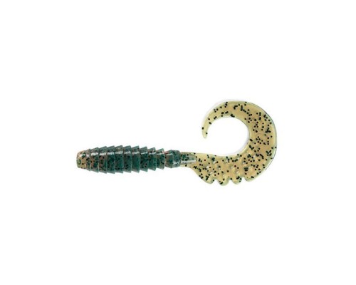 Силікон рибальський FishUP Fancy Grub 1" 017 - Motor Oil Pepper (12шт/уп) (1862.02.22)