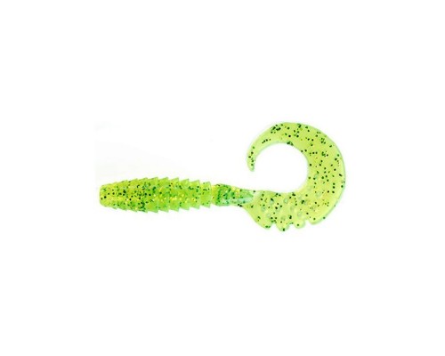 Силікон рибальський FishUP Fancy Grub 2" 026 - Flo Chartreuse/Green (10шт/уп) (1864.01.18)