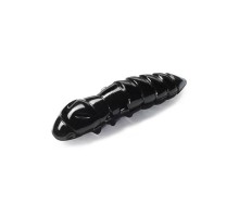 Силікон рибальський FishUP Pupa 1.5" 101 - Black, cheese taste (8шт/уп) (1864.03.54)