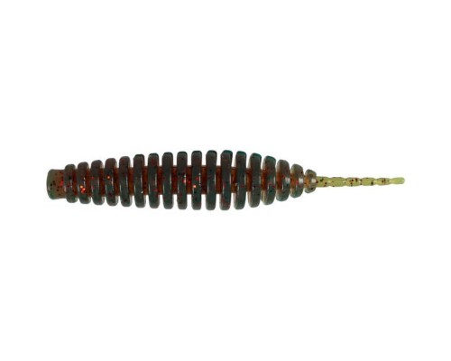 Силікон рибальський FishUP Tanta 2.5" 019 - Motor Oil/Red (8шт/уп) (1864.13.90)