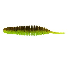 Силікон рибальський FishUP Tanta 3" 204 - Green Pumpkin/Chartreuse (6шт/уп) (1862.00.18)