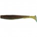 Силікон рибальський FishUP U-Shad 4" 019 - Motor Oil/Red (8шт/уп) (1864.13.97)
