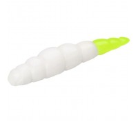 Силікон рибальський FishUP Yochu 1.7" 131 - White/Hot Chartreuse, cheese taste (8шт/уп) (1864.13.51)
