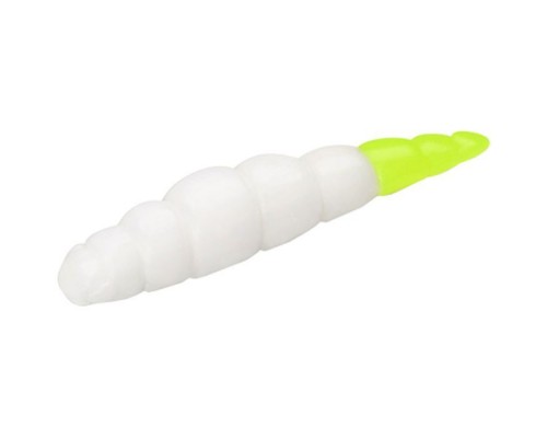 Силікон рибальський FishUP Yochu 1.7" 131 - White/Hot Chartreuse, cheese taste (8шт/уп) (1864.13.51)