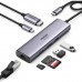 Концентратор Ugreen USB3.1 Type-C to HDMI/USB 3.0x2/RJ45/SD/TF/PD 100W CM512 (60515)