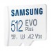 Карта пам'яті Samsung 512 GB microSDXC Class 10 UHS-I U3 V30 A2 EVO Plus+SD Adapte (MB-MC512SA/EU)