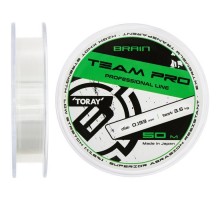 Волосінь Brain Team Pro 50m (clear) 0.193mm 3.6kg (1858.26.87)