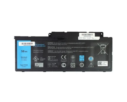 Акумулятор до ноутбука Dell Inspiron 15-7537 F7HVR, 58Wh (3800mAh), 4cell, 14.8V, Li-ion AlSoft (A71057)