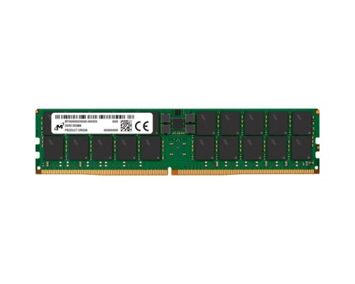 Модуль пам'яті для сервера Micron 64GB DDR5 RDIMM 2Rx4 5600MHz CL46 (16Gbit) (Single Pack) (MTC40F2046S1RC56BR)