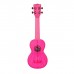 Укулеле Kala Waterman Fluorescent Pink Soprano Ukulele (231452)