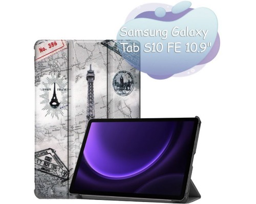 Чохол до планшета BeCover Smart Case Samsung Galaxy Tab S10 FE (SM-X520/SM-X526) 10.9" Paris (713288)