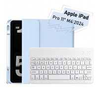 Чохол до планшета BeCover with keyboard Apple iPad Pro 11" M4 2024 Light Blue (713000)