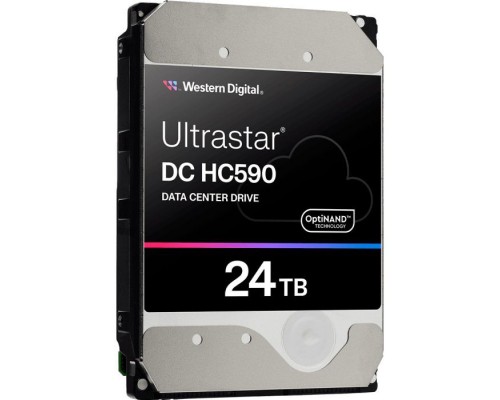 Жорсткий диск для сервера WD HDD Server HC590 24TB (3.5, 24TB, 512MB, 7200RPM, SATA 6Gb/s, 512E SE NP3) (WUH722624ALE6L4)