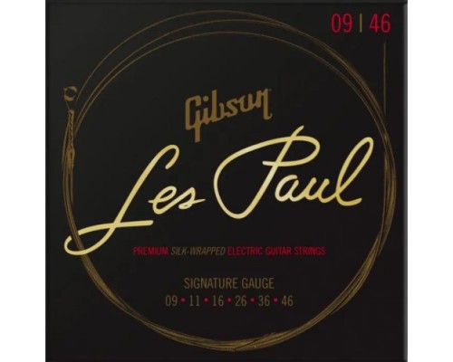 Струни для гітари Gibson SEG-LES Les Paul Premium Electric Guitar Strings Signature (09-46) (230475)