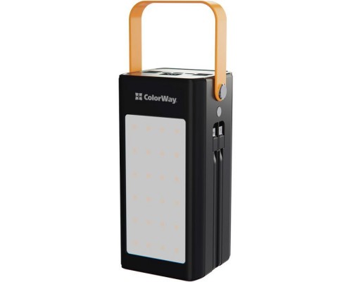 Батарея універсальна ColorWay 80 000 mAh LCD/Lamp (USB/QC3.0 + USB-C/PD/22.5W) Black (CW-PB800LPA8BK-PDD)