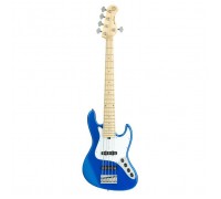 Бас-гітара Sadowsky MetroExpress 21-Fret Vintage J/J Bass Maple 5-String - Ocean Blue Metallic High Polish (SME21VJ5 J2M OKU FR)