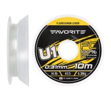 Флюорокарбон Favorite U1 FC 10m 3.5/0.31mm 14.1lb/6.38kg (1693.11.82)