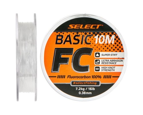 Флюорокарбон Select Флюорокарбон Select Basic FC 10m 0.24mm 6lb/2.9kg (1870.64.14)