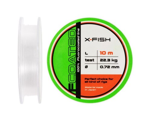 Флюорокарбон X-Fish FCoated 10m 0.72mm 22.3kg (1917.01.38)