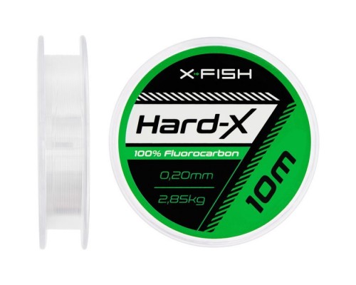 Флюорокарбон X-Fish Hard-X 10m (clear) 0.20mm 2.85kg (1917.03.66)